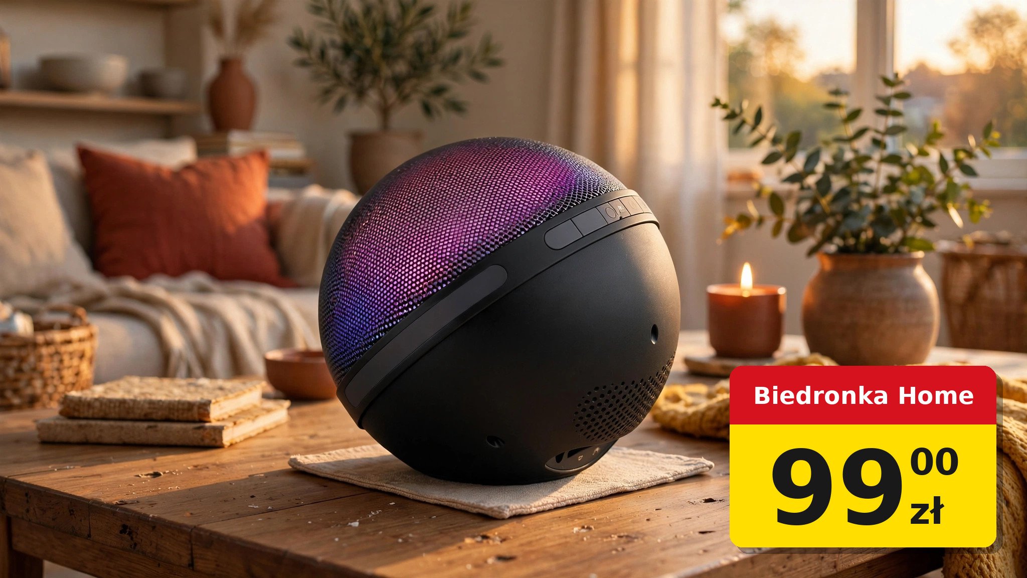 Głośnik Blaupunkt BT08LED za 99 zł: radio, LED i karta microSD