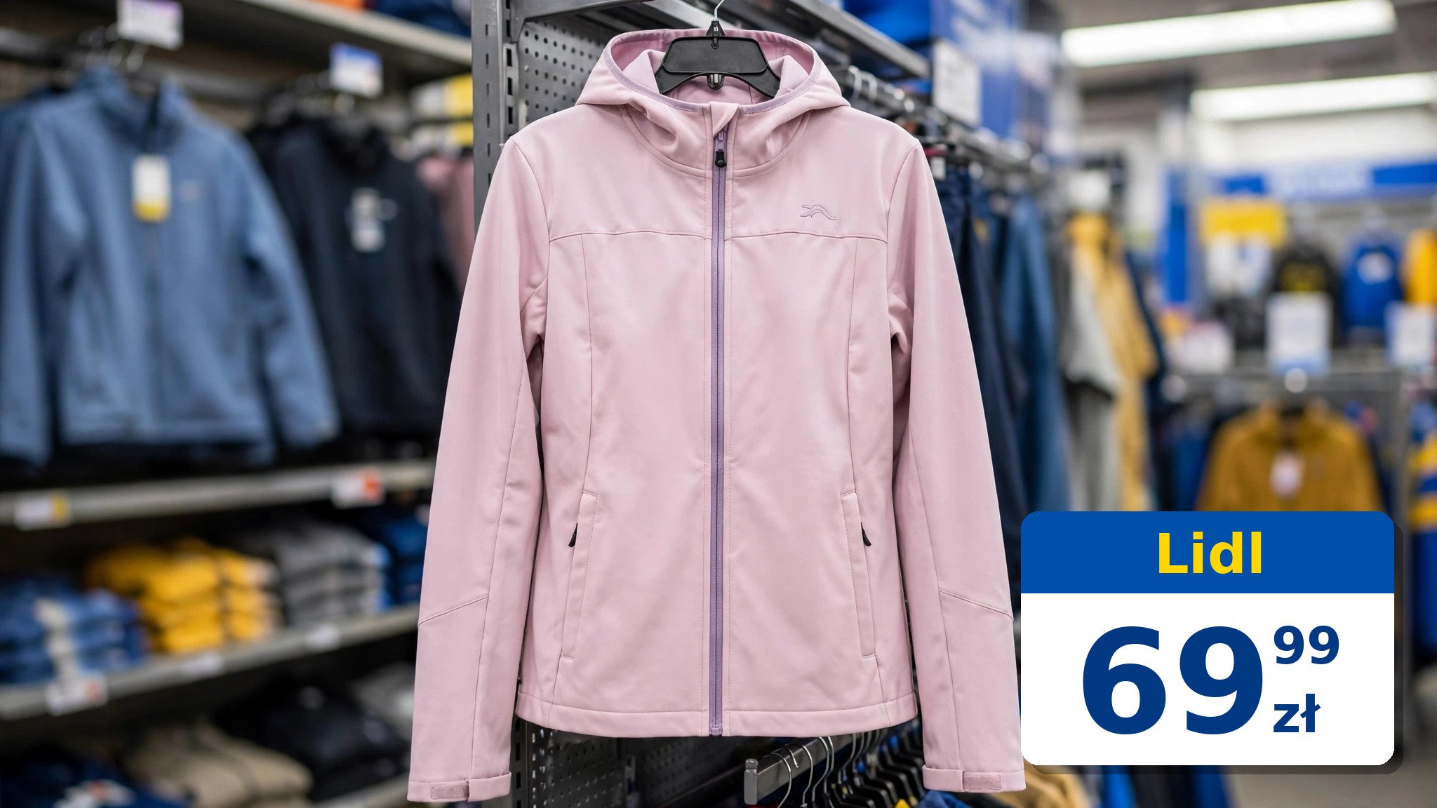 Kurtka softshell CRIVIT w Lidlu za 69.99 zł – bez historii ceny