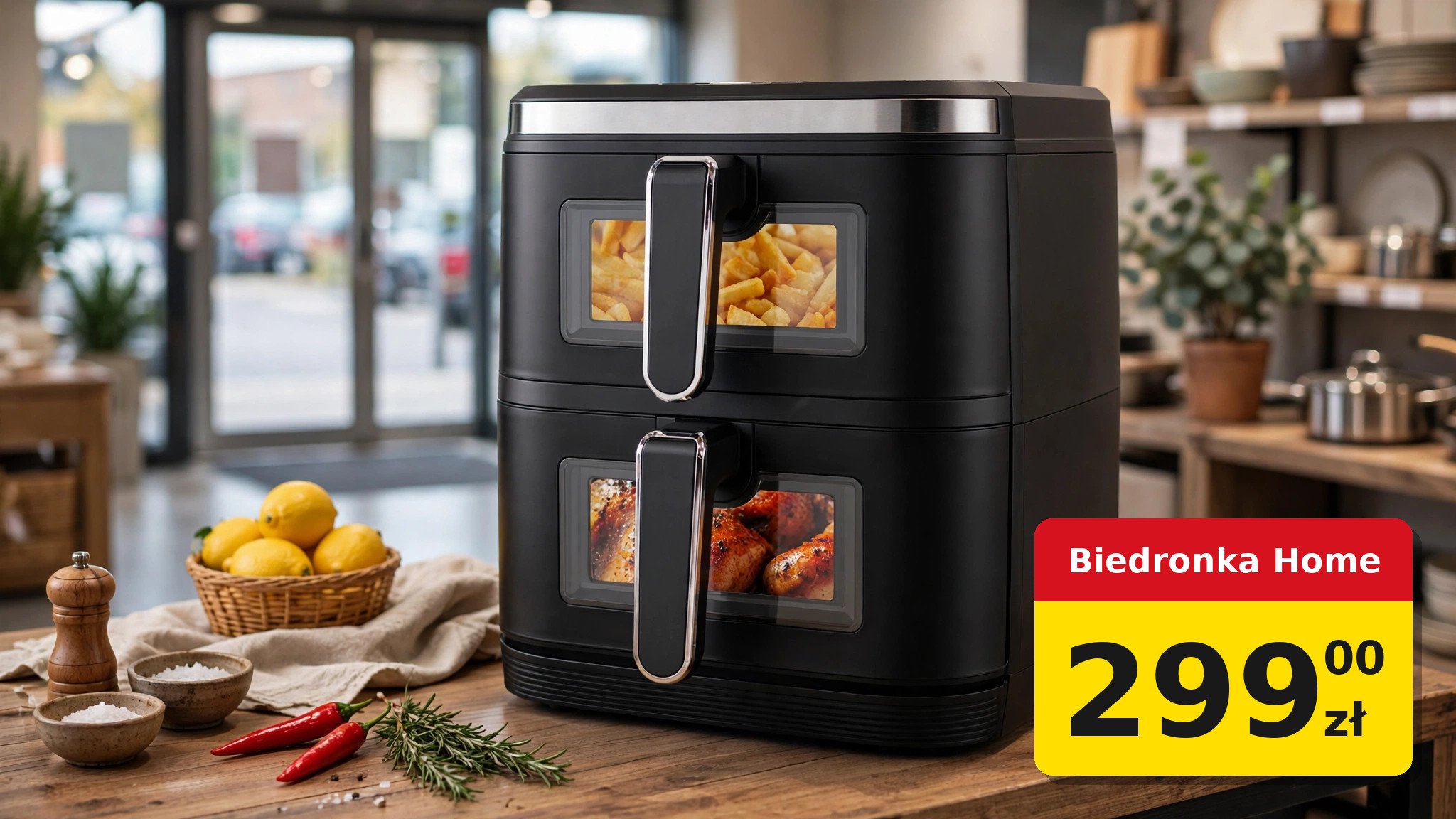 Frytkownica Hoffen Expert 11 l za 299 zł w Biedronce