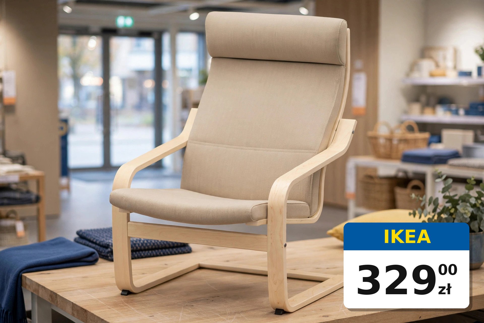 POÄNG Fotel za 329 zł: co dostajesz w tej cenie