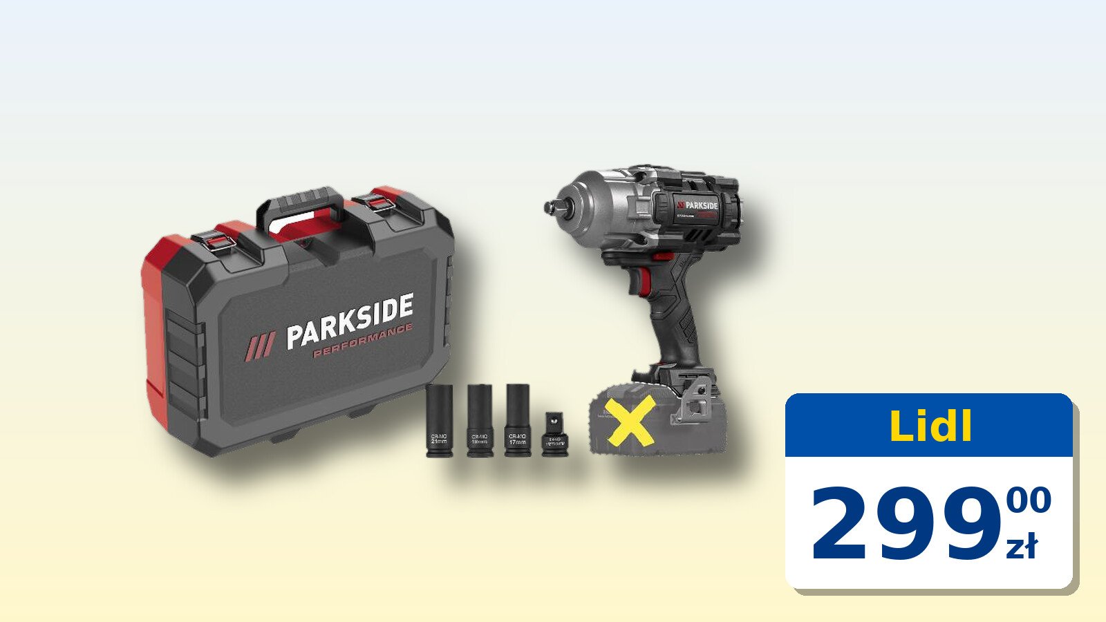 Klucz udarowy Parkside za 299 zł: moc 1356 Nm, ale wyprzedany