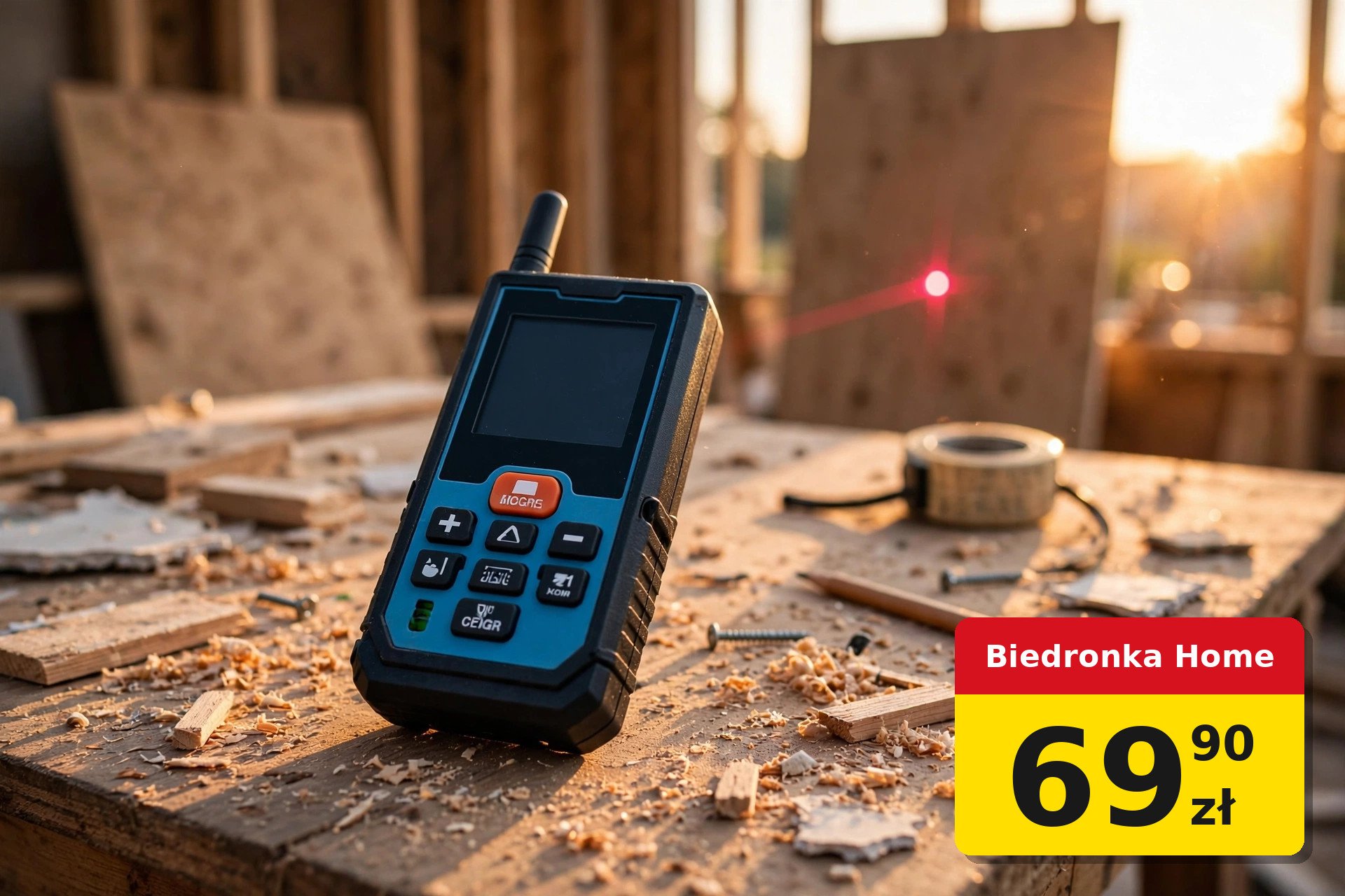 Dalmierz laserowy Powerlink PWL-E60 za 69,90 zł – czy warto?