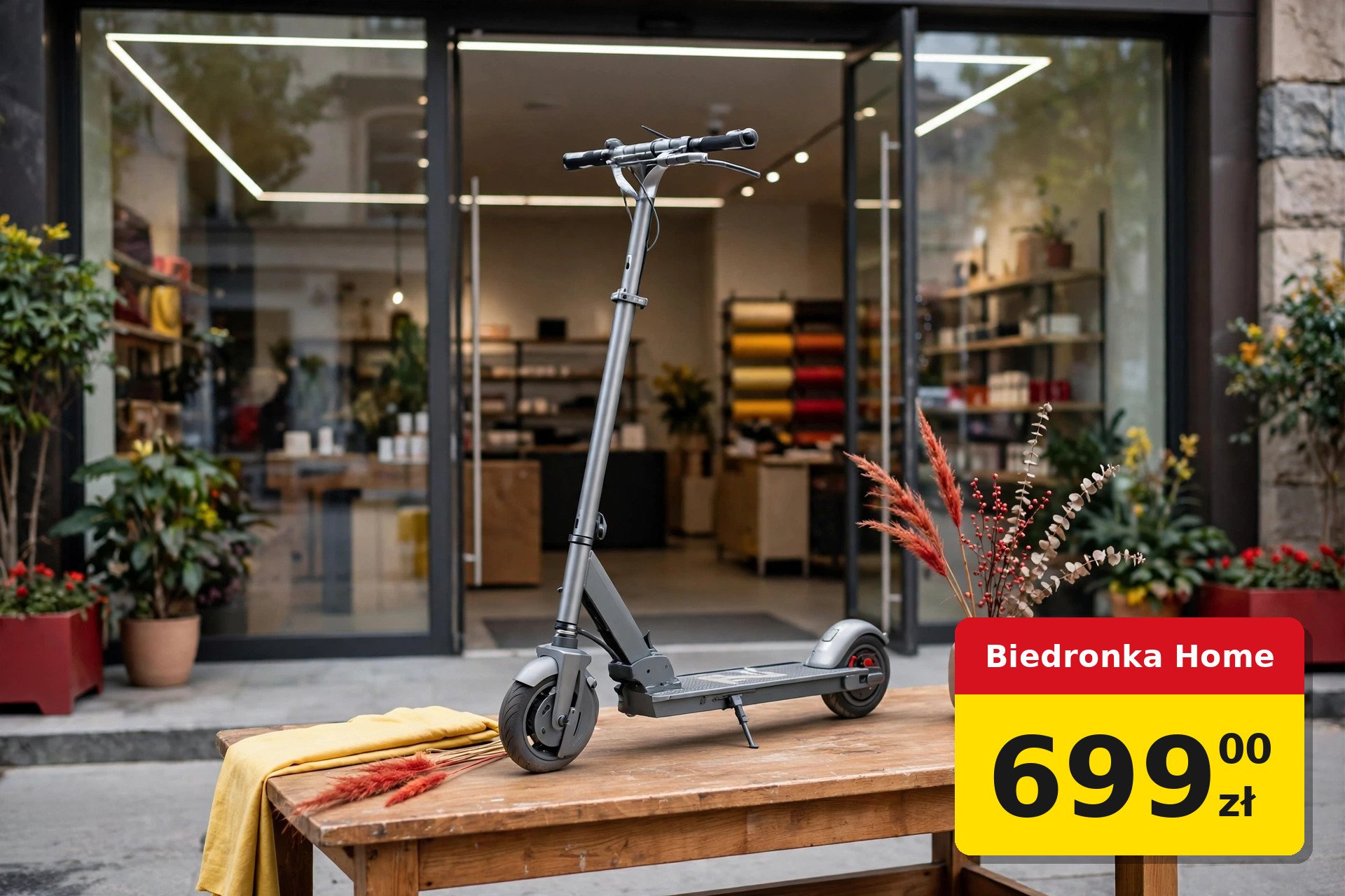 Hulajnoga elektryczna SIVER City 250 W za 699 zł w Biedronka Home