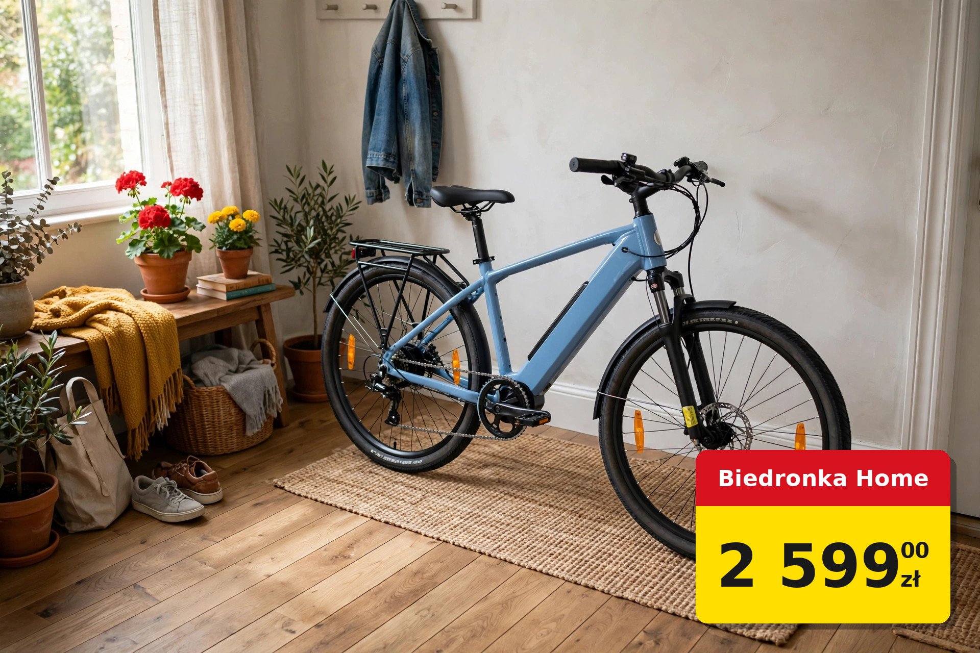 Rower elektryczny VIVI 26'' za 2599 zł w Biedronka Home